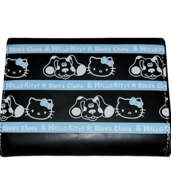 RARE HTF Hello Kitty X Blues Clues Sanrio Wallet 2007 - Picture 2 of 3